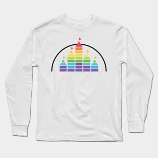 Castle (Black Rainbow) Long Sleeve T-Shirt